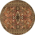 thumbnail image 1 of Ahgly Company Indoor Round Persian Brown Traditional Area Rugs, 8' Round, 1 of 4