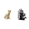 thumbnail image 1 of Figura de escritorio,Estatua de gato en estante,escritorio,oficina,decoración del hogar,Estatua de cámara,Figura coleccionable de estatua de cámara,Exhibidor de accesorios decorativos para, 1 of 8
