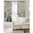 thumbnail image 2 of White Spring Floral Blackout Curtains 84 Inches Long for Bedroom, Modern Oil Painting Farmhouse Thermal Insulated Room Darkening Black Out Window Curtain Panels Grommet Drapes for Living Room, 2 of 8