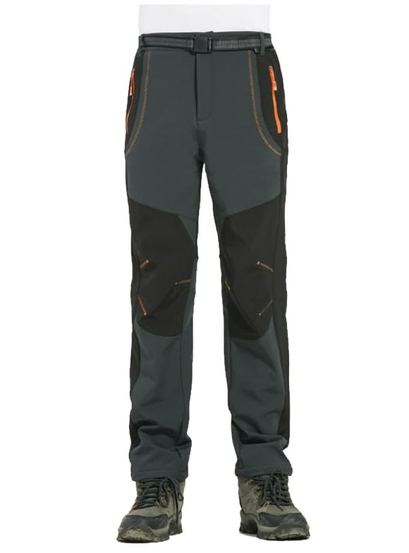 Mens Fleece Lined Waterproof Pants