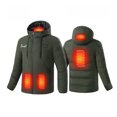 thumbnail image 2 of EGNMCR Womens Plaid Shacket Jacket USB Intelligent Constant Temperature Heated Windproof Plus Size Coat For Men And Women Winter 4 Heated Jacket Coat Women Coat, 2 of 7