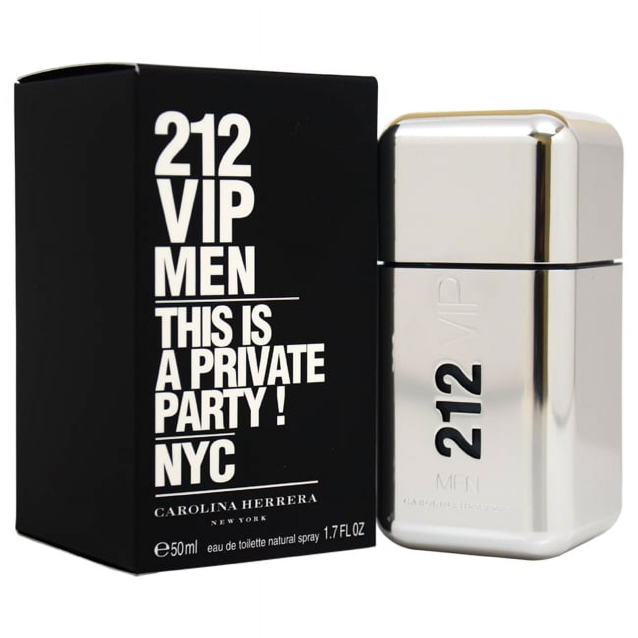 Carolina Herrera 212 VIP Eau De Toilette Spray for Men, 1.7 Ounce