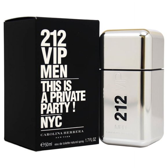 Carolina Herrera 212 VIP Eau de Toilette Vaporisateur pour Hommes, 1.7 Once