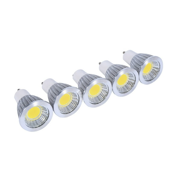 GU10 LED Lamp For Track Lighting, Energy-Saving Non-Dimmable 5W Bulb With Wide Voltage Compatibility For Commercial & Residential Spaces (6000K Daylight White)
