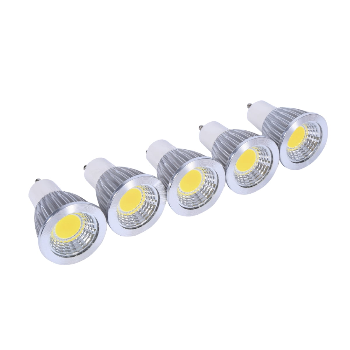 GU10 LED Lamp For Track Lighting, Energy-Saving Non-Dimmable 5W Bulb With Wide Voltage Compatibility For Commercial & Residential Spaces (6000K Daylight White)