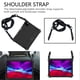 thumbnail image 4 of f1d For iPad Pro 11 (2024) Case Hand Strap Kickstand Honeycomb EVA t1n Cover with Shoulder Strap - P, 4 of 5