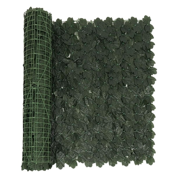 Valla de privacidad de hiedra artificial de 19,69 x 118,11 pulgadas, pared verde, enredadera de hiedra sintética yo(50x300cm)