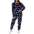thumbnail image 2 of Conjunto de Pijama para Mujer Shendy Vendy Manga Larga Cuello Redondo con Estampado Transpirable, 2 of 5