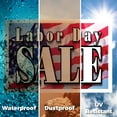 thumbnail image 6 of Labor Day Sale Yard Sign 5 Pack of 24 Inch x 36 Inch Single Sided Weatherproof Heavy-Duty Plastic with Stake | Seasonal Promotions, Retail Discounts, Event Marketing | Made in USA, 6 of 7