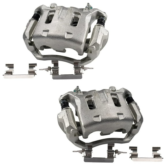 TRQ Front Brake Caliper Set Compatible with 2008-2012 Nissan Pathfinder