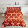 thumbnail image 2 of Erosebridal Boho Aztec Bedding Full Comforter Set, Western American Tribal Down Comforter, Red, Reversible 3 Pieces, 2 of 8