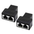 thumbnail image 1 of Adaptador divisor de red CUTICAT 1 a 2 puertos LAN negro, 1 of 7
