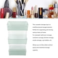 thumbnail image 3 of Multifunctional Storage Box, 3 Tier Bathroom Countertop Organizer with Detachable Tray Acrylic Material Transparent Trays Organize and Store Items, 3 of 8