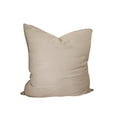 thumbnail image 2 of Stonewashed Cotton Percale Pillow 26x26 White / Down, 2 of 11