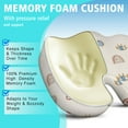 thumbnail image 5 of Premium Cartoon Pattern Memory Foam Seat Cushion Ergonomic Chair Pad for Office Chair, Car, Airplane & Bleachers Sciatica, Tailbone Hip & Back Pain Relief - Chair Cushion for Long Office Workers., 5 of 5