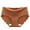 Brick Red, variant on Seamless Mid Rise Briefs for Women, 1-Piece Ice Silk Underwear with Cotton Lining,Sky Blue,XXL