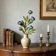 thumbnail image 5 of MMJ Artificial Peony Flower White Faux Peony Branch 28in for Vase Table Centerpiece Wedding Party Home Sofa Display, 5 of 6