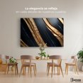 thumbnail image 2 of Cuadro Decorativo Canvas Revolution Abstracto Obsidiana Dorada 90x60, 2 of 3