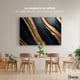 thumbnail image 2 of Cuadro Decorativo Canvas Revolution Abstracto Obsidiana Dorada 90x60, 2 of 3