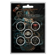 Meshuggah Badge Pack Vilent Sleep of Reason Band Logo Official 5 x Pin Button