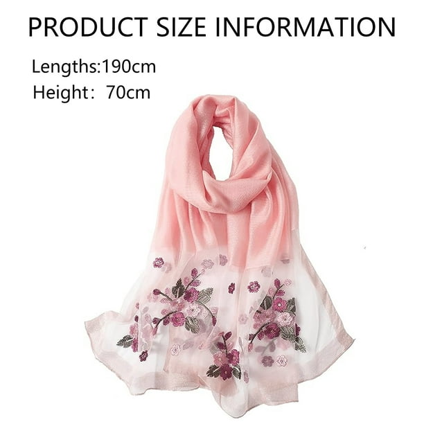 Square Pashmina Silk Scarves - 110cm Floral Twill Silk Scarf Women Fashion  Scarf