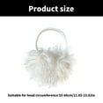 thumbnail image 3 of Furry Ear Warmers Snowboarding Fleecy Ear Muffs Cold Weather Insulated Outdoor for Women and Children of All Ages, 3 of 9