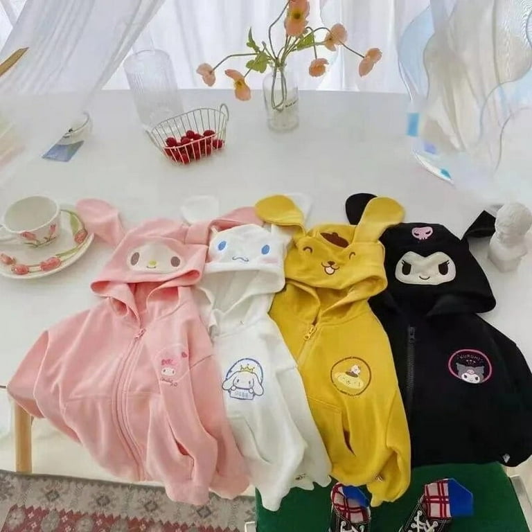 Sanrio Children Hooded Sweatshirt My Melody Kuromi Cinnamoroll