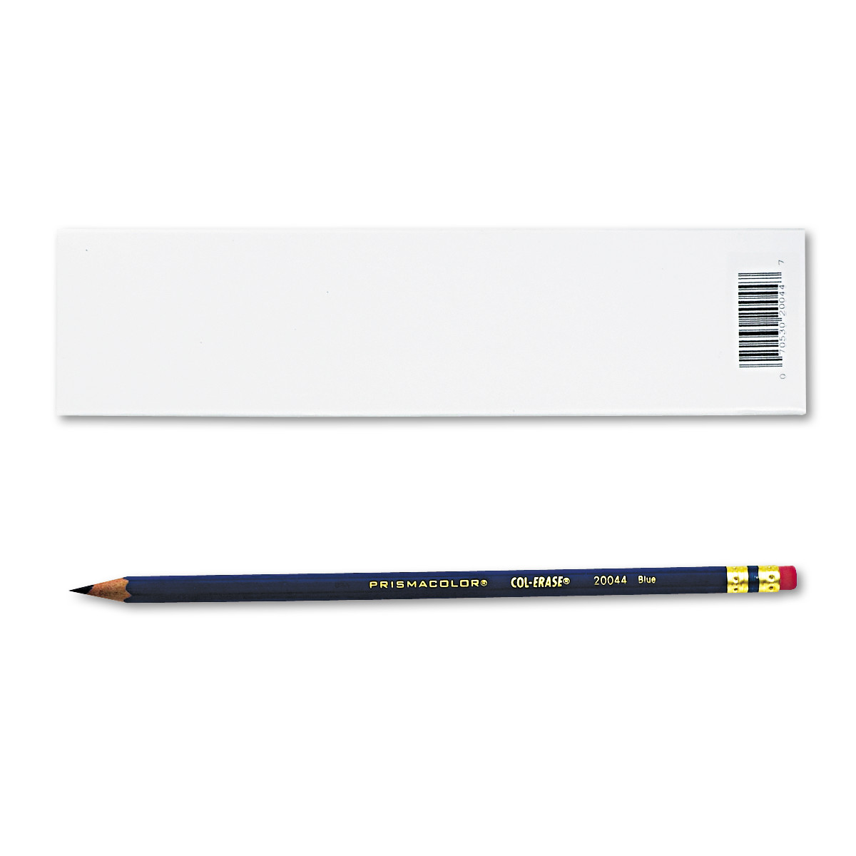 Prismacolor Col-Erase Pencil with Eraser, Blue, 12 Count