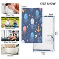 thumbnail image 6 of Yayeee 100% Cotton Hand Towels for Bathroom 16" x 28" Soft Absorbent Kitchen Towel, Blue Jellyfish, 6 of 7
