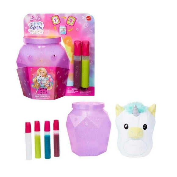 Peluche Barbie Tie Dye Unicornio 7 pulgadas