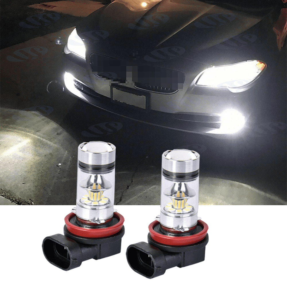 1Pair H11/H8 100W LED Headlight Bulbs High Dipped Beam DRL Car Lamp For DUCATI 