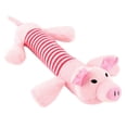 thumbnail image 4 of Pet Removal Boredom Stripes Animals Shapes Squeaky Plush Chew Toys for Small Medium Large Dogs, 4 of 7