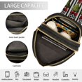 thumbnail image 3 of FORMRS Womens Crossbody Sling Bag Travel Daypack Shoulder Chest Backpack, Black Striped Trees, 3 of 7