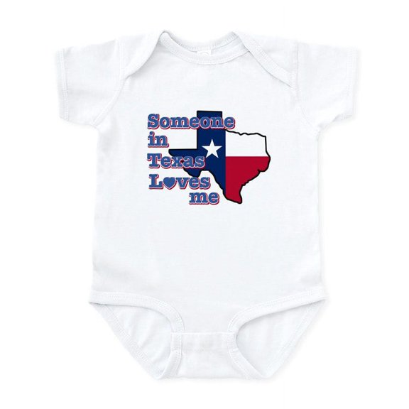 CafePress - Someone In Texas Loves Me Infant Bodysuit - Baby Light Bodysuit, Size Newborn - 24 Months