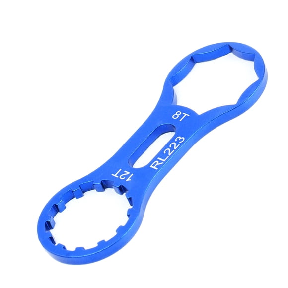 Llave de horquilla delantera para bicicleta, herramienta de reparación de cubierta de hombro de aleación de aluminio para XCM XCR XCT