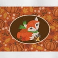 thumbnail image 2 of CafePress - Fall Woodland Fox Autumn Pumpkins - Pot Holder with Printed Design, 9"x9", 2 of 3