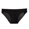 thumbnail image 4 of SGFCWSX Men's Sheer Ultra-Thin Briefs** Black XL, 4 of 6
