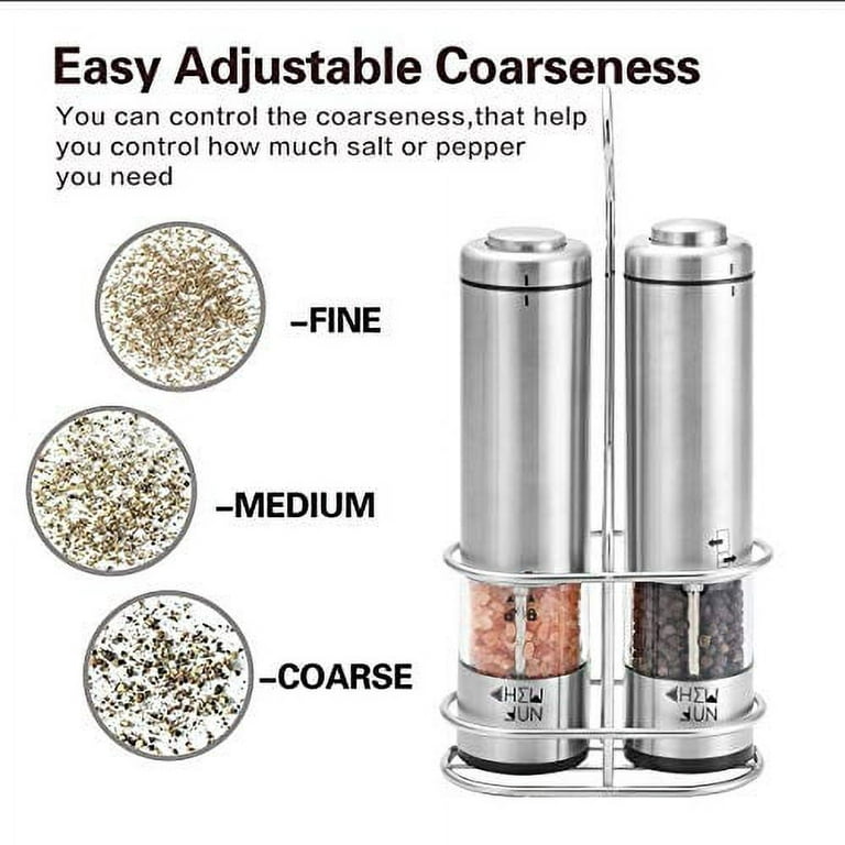 Electric Salt Pepper Grinder Battery Operated Adjustable Mill For Kitchen,  Dining, Bar Coarseness Drop Delivery Home Garden And Diner Compatible From  Smoke_shops, $10.36