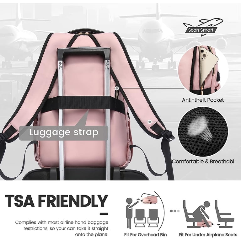 Women\'s Pink Lightweight Anti-theft Pocket Quilted Casual Backpack shoulder Bag Amazon.com: KKXIU Quilted Trendy Leather Backpack Purse for  main image 2