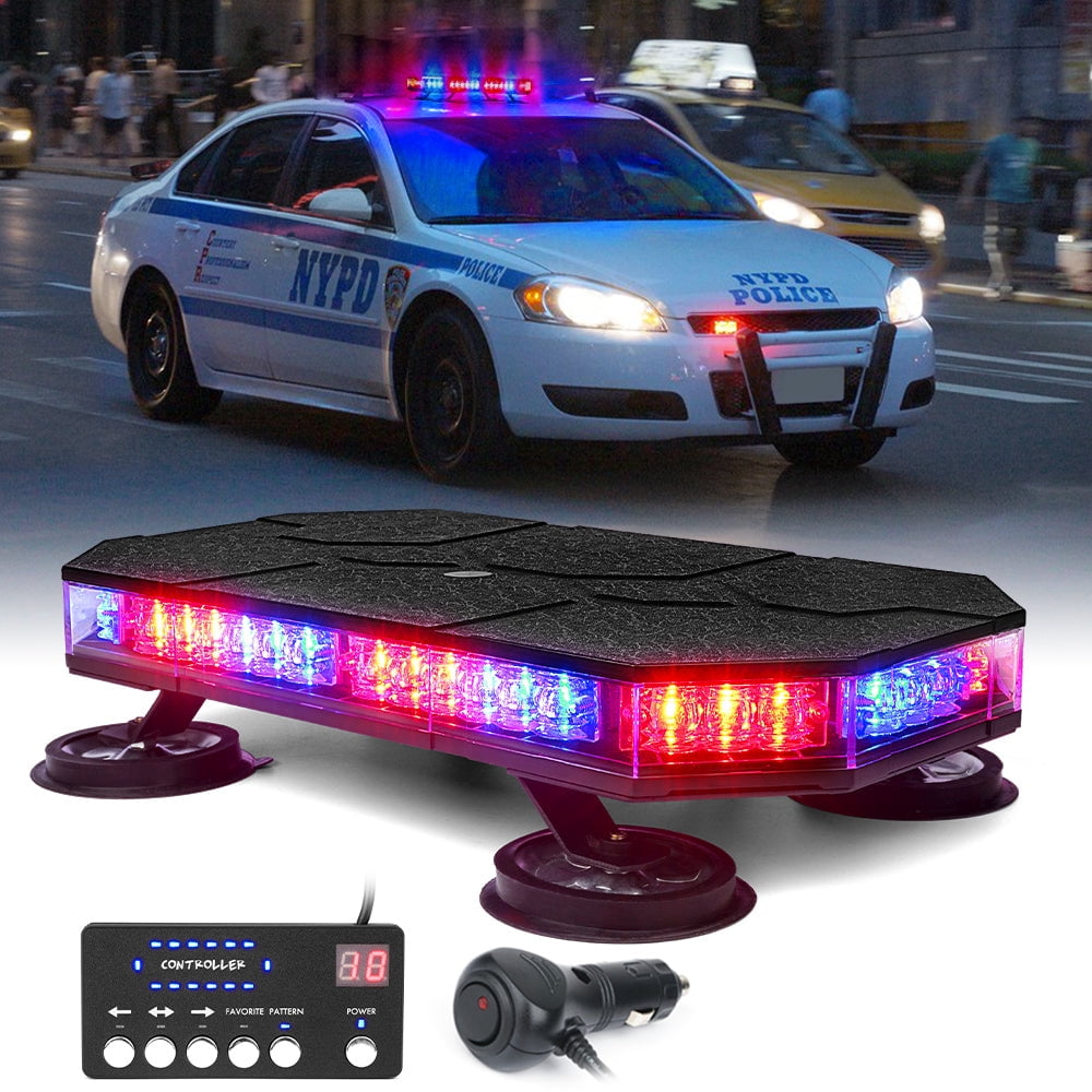LED police lights 80W 106CM 42inch warning strobe red white blue led car  roof light bar
