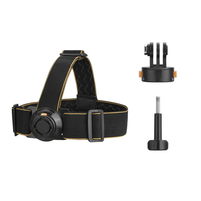Support de Sangle de Tête pour Caméra, Ceinture de Tête à Dégagement Rapide, Sangles Antidérapantes Compatibles avec les Caméras d'Action POCKET 3/Go3