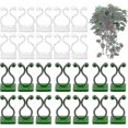 thumbnail image 1 of 100 Pieces Plant Support Hook Clip Climbing Plant Clips Invisible Plant Clips Plant Wall Mount Fixing Clip 100 Pieces Climbing Plant Support Clip, 1 of 5