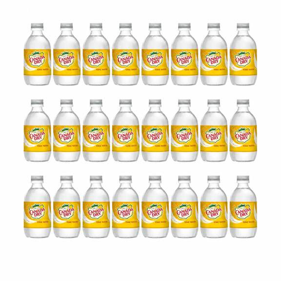 Canada Dry Tonic Water, 24 Pack, 10 fl oz Plastic Bottle