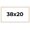 Barn White, variant on 38x20 Frame White Real Wood Picture Frame Width 1.5 inches | Interior Frame Depth 0.5 inches | Barn