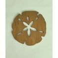 thumbnail image 7 of Wooden Sand Dollar Wall Art - Handcrafted Round Wood Wall Decoration for Kitchen, Living Room, Bedroom, Bathroom & Outdoor Spaces, 7 of 7