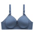 thumbnail image 1 of MITCOWBOY Bras for Women High Support Bras for Women Adjustable Strap Full Coverage Up Bras Comfortable No Underwire Wireless Bras No Wire Bras for Women Wireless Bras for Women Blue 40 Clearance！, 1 of 9