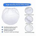 thumbnail image 2 of Paint Strainer Bags, 24Pcs 1 Gallon White Fine Mesh Filter Bag, Bucket Elastic Opening Strainer Bags for Paint Gardening, 2 of 5