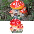thumbnail image 3 of Decoraciones De La Casa De Los Hongos, Artesanías De Resina De La Casa De Los Hongos Protección Del Medio Ambiente Para El Césped Del Jardín Para La Decoración De La Sala De, 3 of 7