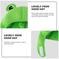 thumbnail image 2 of Lindo sombrero de rana de peluche Bufanda Gorro Orejas Sombrero de esquí de invierno Sombrero completo Novedad Vestido de fiesta Cosplay Disfraz Verde Xemadio WRLF-224, 2 of 6