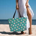 thumbnail image 6 of Balery Funny Christmas Deer Beach Travel Bag - Water-Resistant, Large Capacity Lightweight Tote with 7 Pockets for Women and Men - Perfect for Beach, Pool, Gym, and Travel, 6 of 7